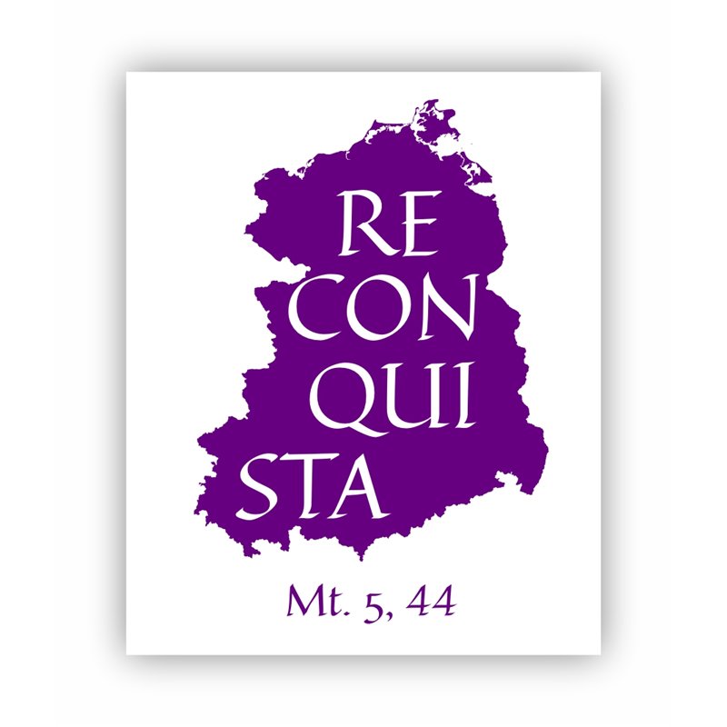 Ostdolce Vita Aufkleber "RECONQUISTA" groß